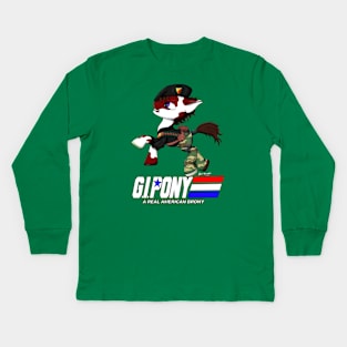 G.I. Pony Kids Long Sleeve T-Shirt